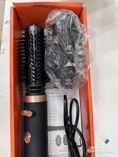 Фен щетка вращающаяся для волос