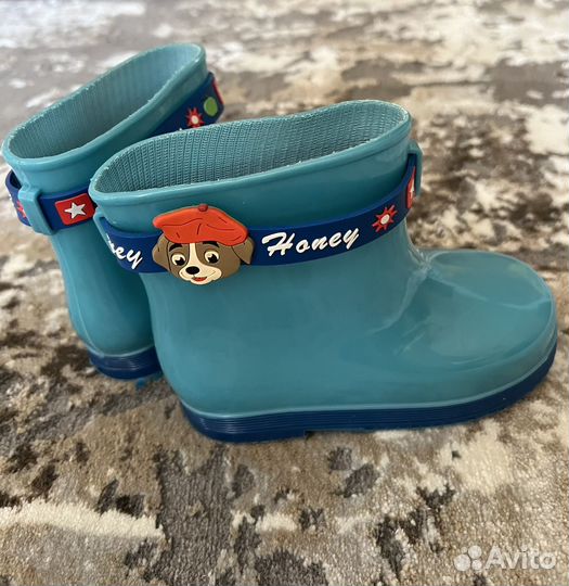 Детские резиновые сапоги 25 размер