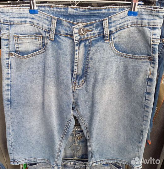 Бриджы, шорты мужские джинсовые