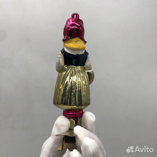 Елочная игрушка Красная Шапочка, СССР 1956-ой год