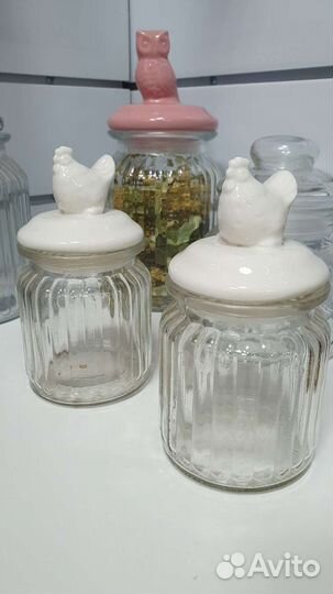 Банка стеклянная с крышкой