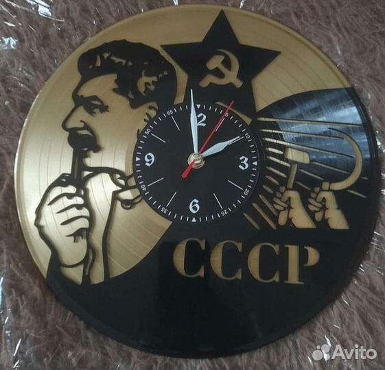 Часы настенные на Виниле