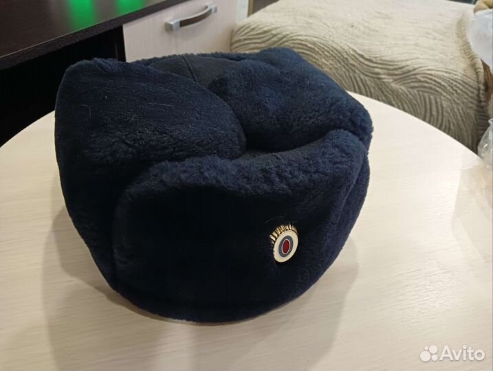Шапка ушанка мужская мвд
