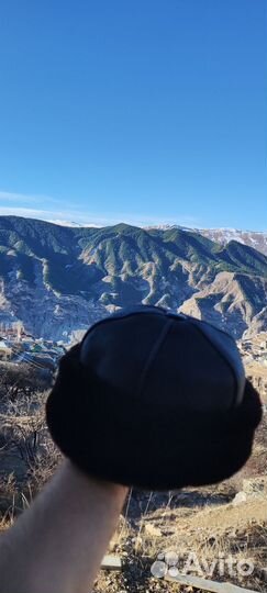 Мужская зимняя шапка тюбетейка