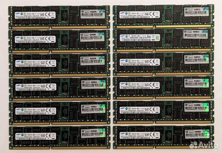 Серверная память Samsung DDR3 16Gb ECC 1600Mhz