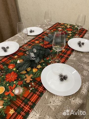 Скатерть новогодняя