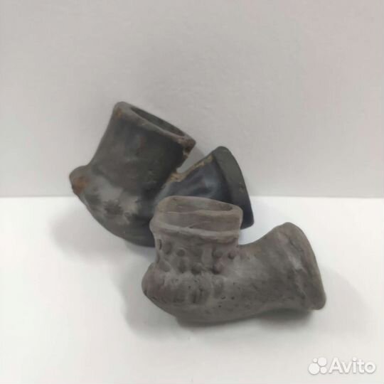 Старинная трубка глиняная
