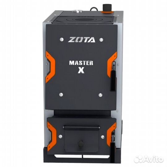 Котел стальной твердотопливный Zota Master X-18П 1