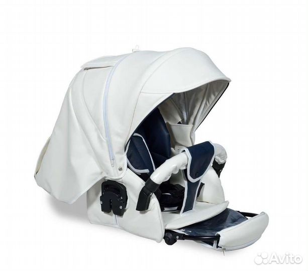 Коляска 2 в 1 эко кожа