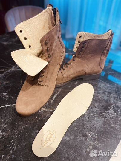 Мужские ботинки для охоты замша Le chameau