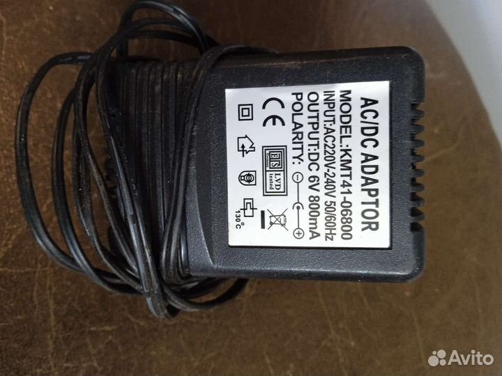 Адаптер блок питания 6v