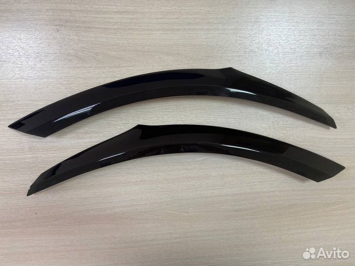 Реснички на фары Kia RIo III дорестайлинг