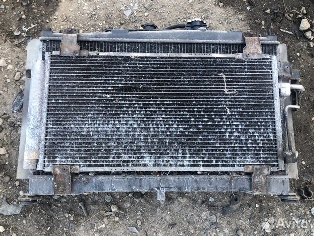 Радиатор охлаждения двигателя Mazda 6 GG 2002