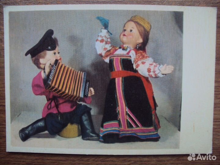 Куклы в народных костюмах.Московской Курской обл