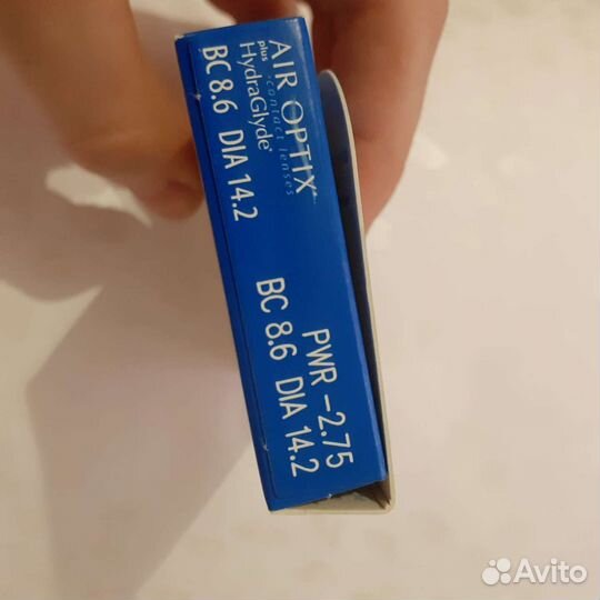 Линзы контактные Alcon AirOptix hydraglyde -2.75