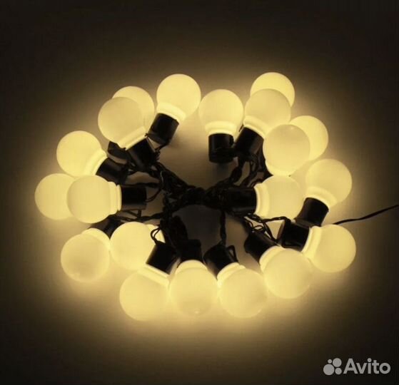 Гирлянда уличная для кафе и ресторана