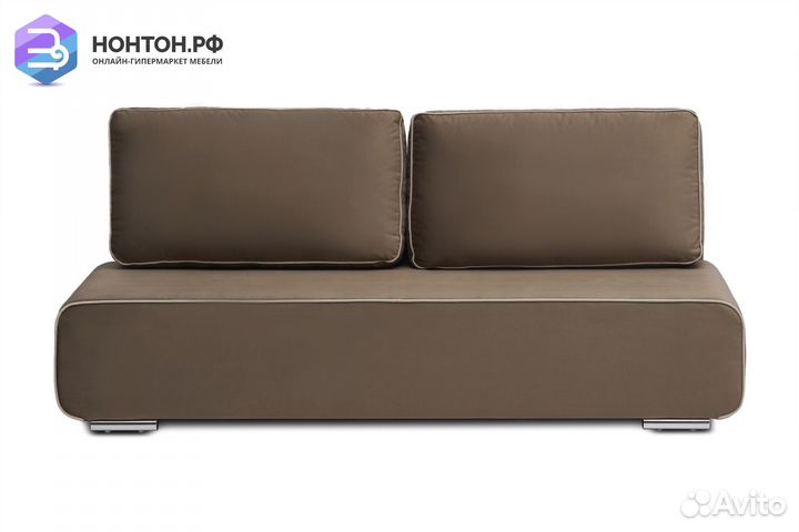 Диван еврокнижка Нео коричневый