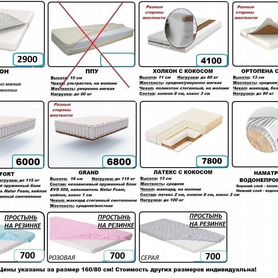 Матрасы 80/160. В наличии