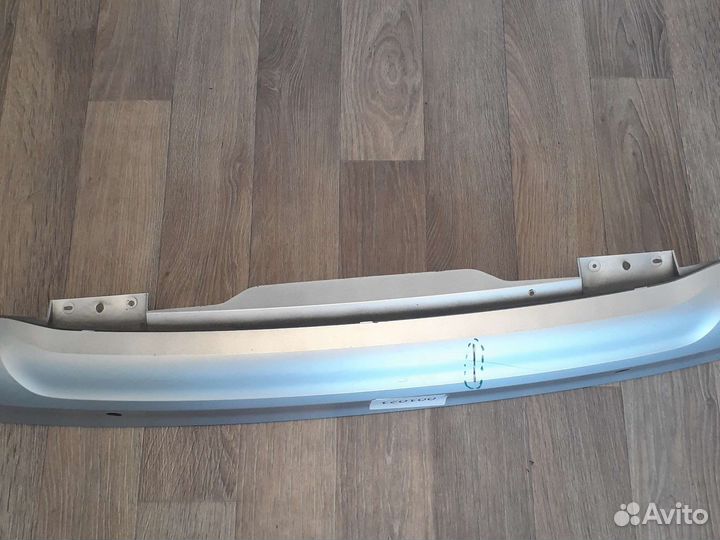 Накладка бампера задняя Volvo Xc90 2 2015