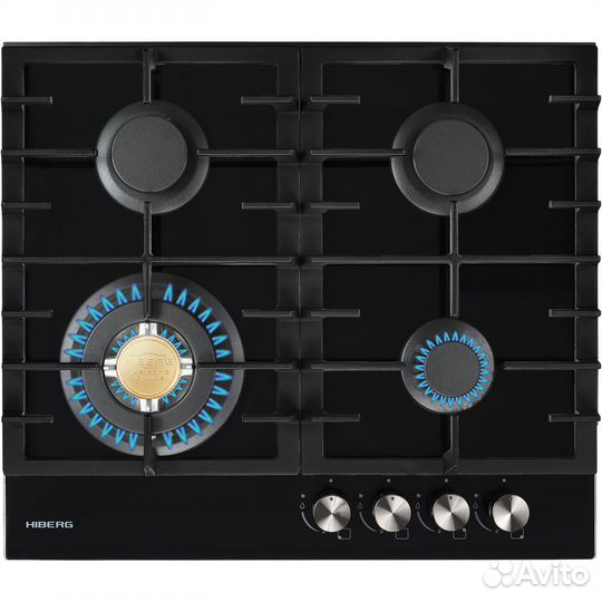 Варочная поверхность газовая hiberg VM 60440 B