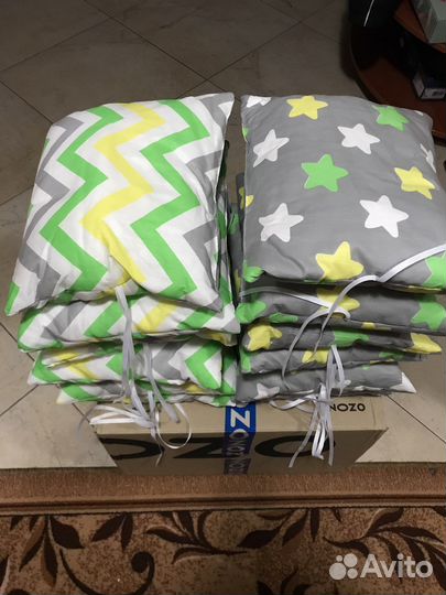 Бортики в детскую кроватку