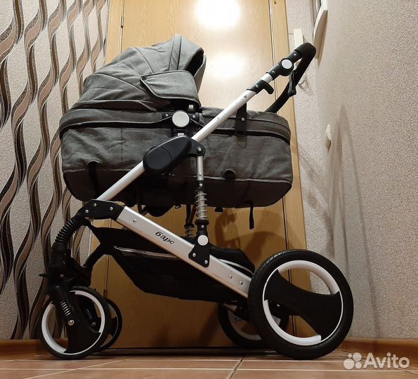 Коляска трансформер 2 в 1 в хорошем состоянии