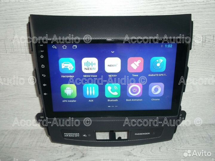 Магнитола 2DIN Citroen C-Crosser Android GPS