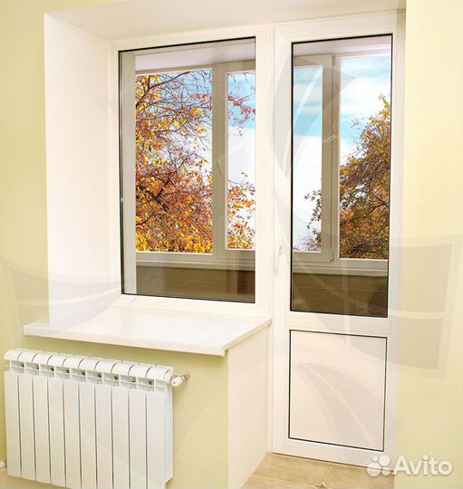 Окно и дверь