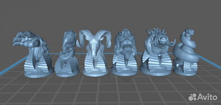 Blood rage tokens STL models