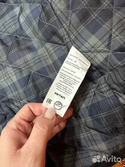 Джинсовая парка (пальто)