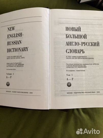 Новый Большой англо-русский словарь. В 3 томах