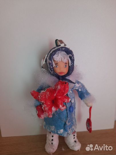 Ватные елочные игрушки