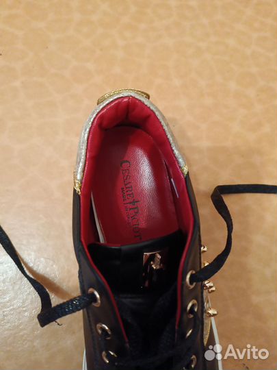 Кожаные кеды 35 раз Cesare paciotti