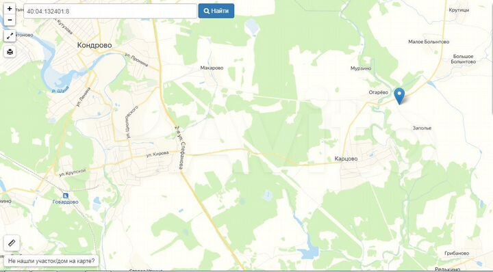 Участок 4,36 га (СНТ, ДНП)