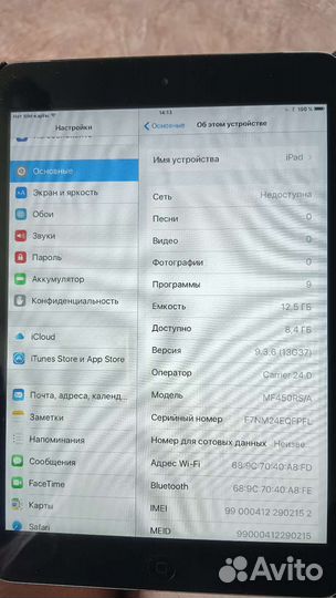 iPad mini 1 16gb