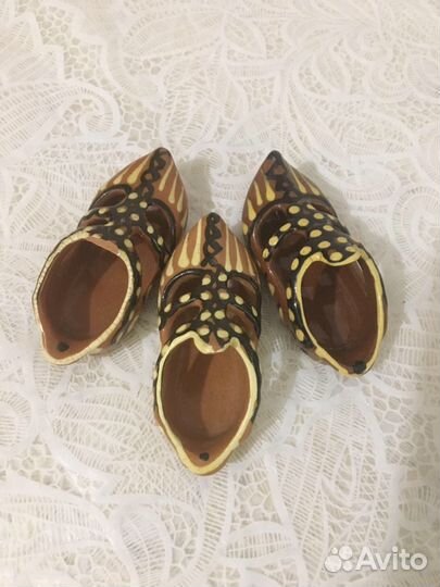 Восточная туфелька керамика