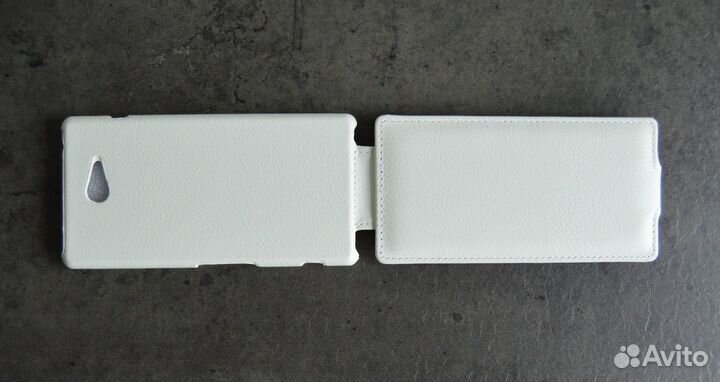 Новый чехол книжка для телефона Sony М2