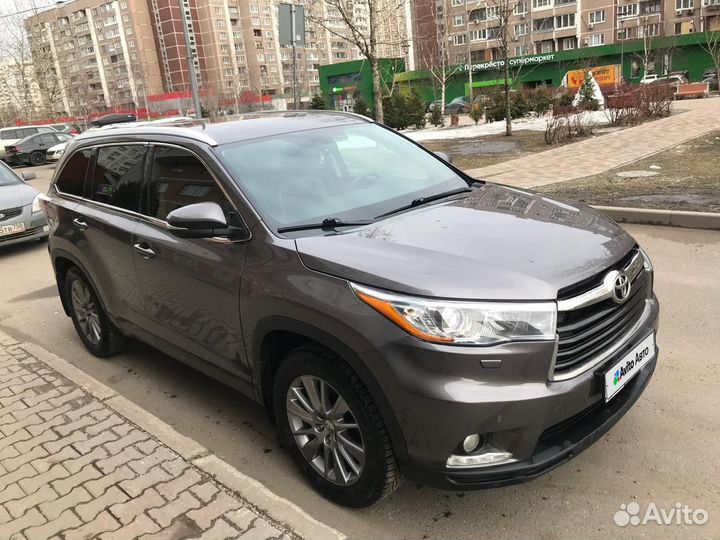 Toyota Highlander 3.5 AT, 2014, 97 500 км