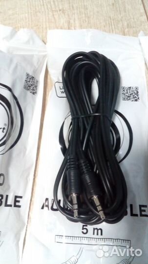 Кабель 3,5 Jack - 3,5 Jack 5м