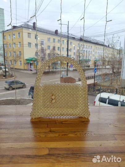 Сумка из бисера ручной работы