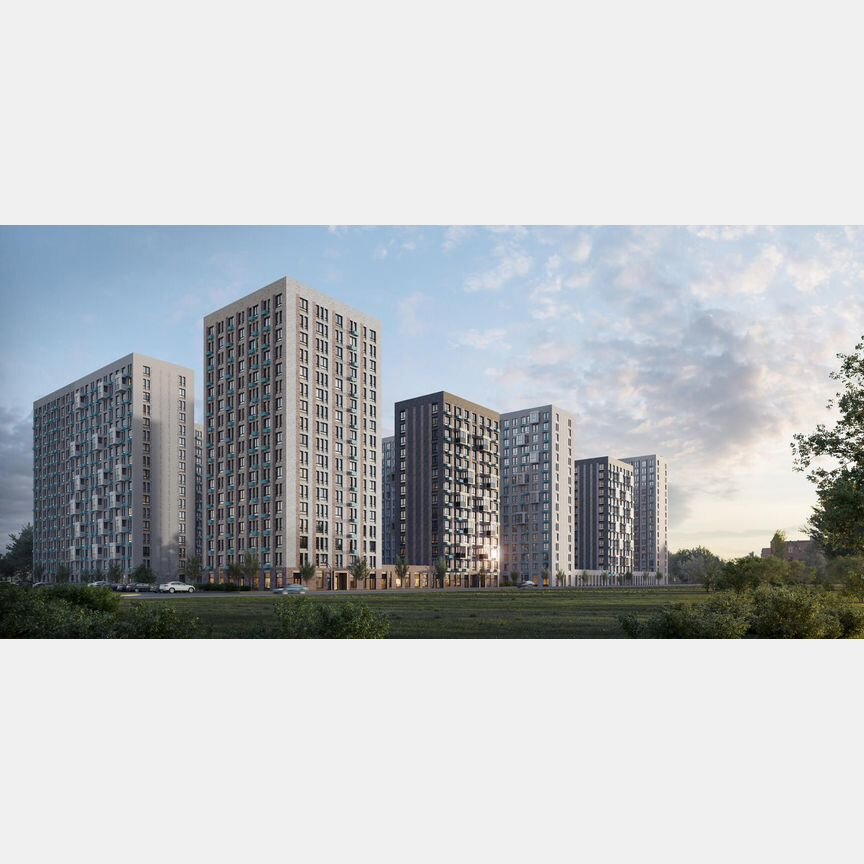 2-к. квартира, 59,6 м², 11/17 эт.