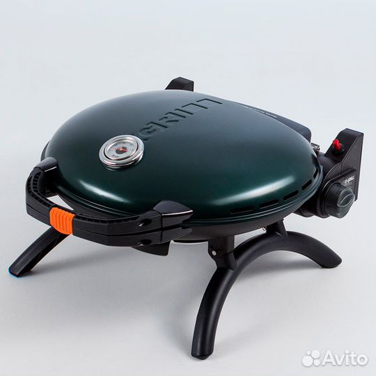 Газовый гриль O-grill 700T bicolor black-green + адаптер А