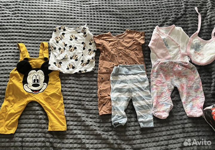 Вещи пакетом 56 62 68 на девочку