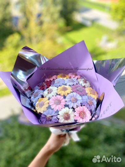 Букет шоколадных ромашек