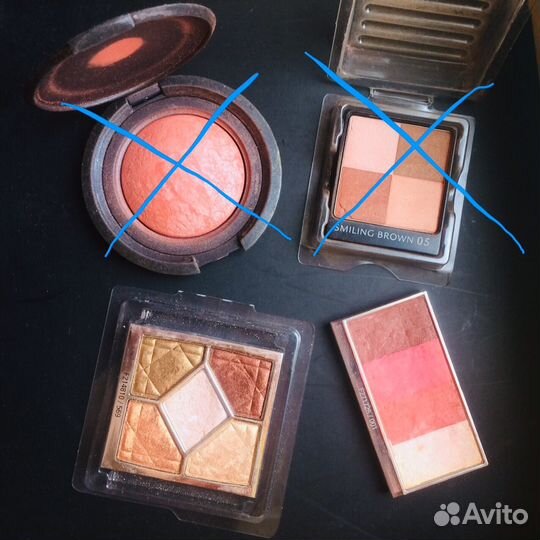 Румяна тени Dior