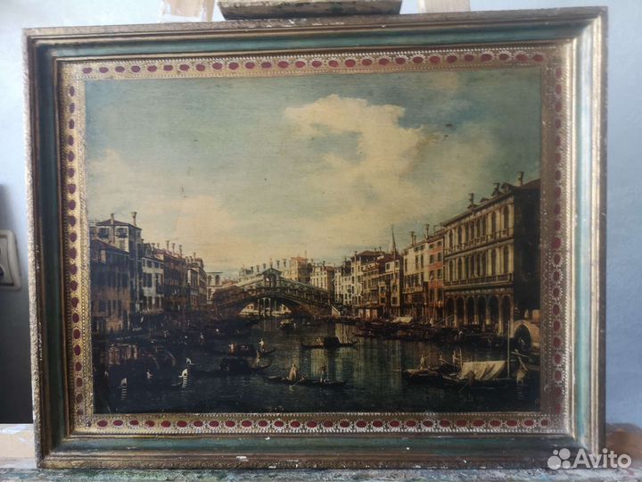 Италия, венецианская репродукция Каналетто