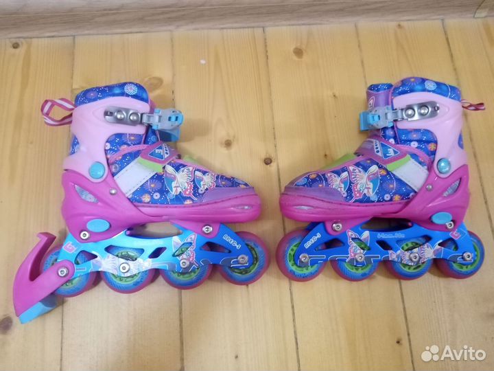 Роликовые коньки детские раздвижные