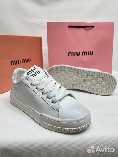 Кеды MIU MIU женские