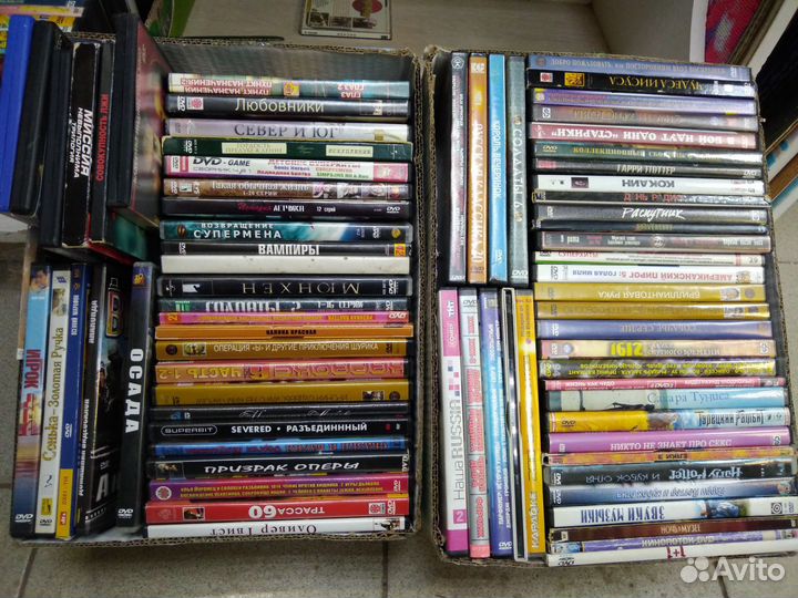 Диски Dvd. Фильмы Мультфильмы Игры. В ассорртимент