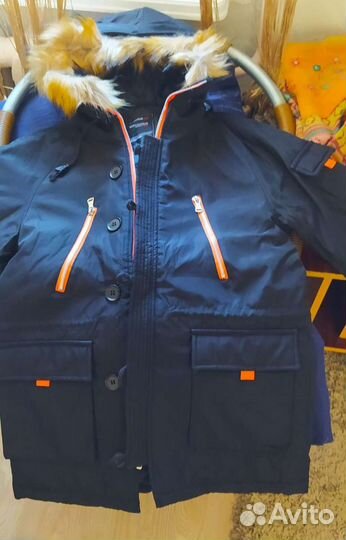 Куртка зимняя для мальчика, рост158